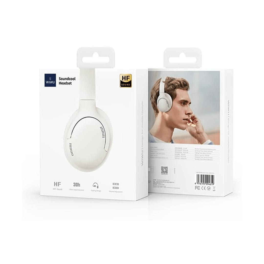 Wiwu TD-02 Soundcool Headset - White in Qatar Wiwu TD-02 Soundcool Headset - White in Qatar